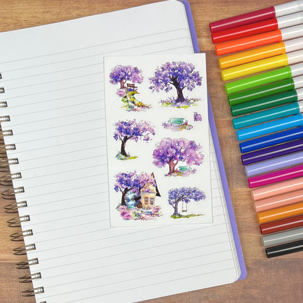 Purple Trees