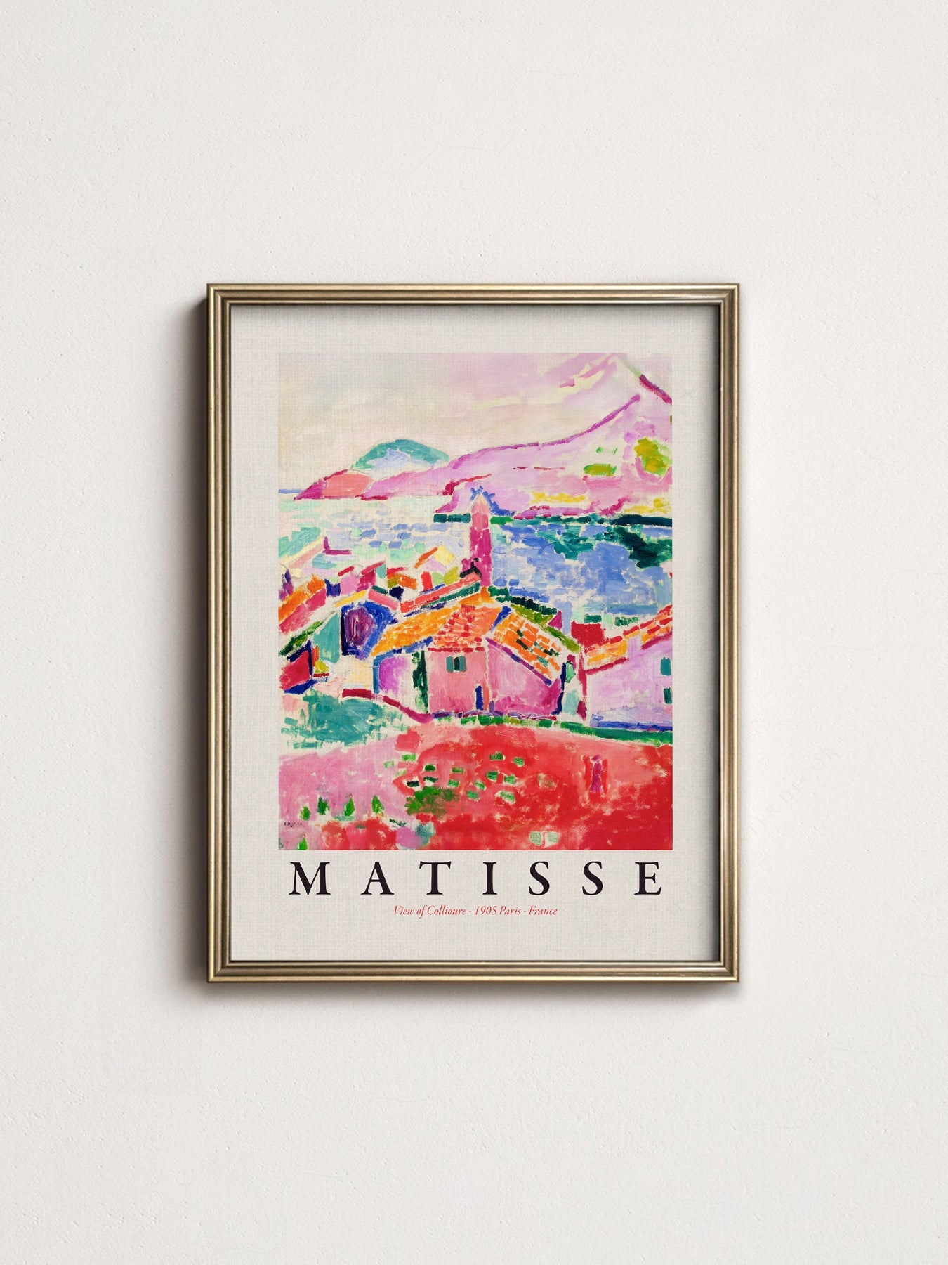 Henri Matisse View of Collioure Art Print – Museum Wall Decor