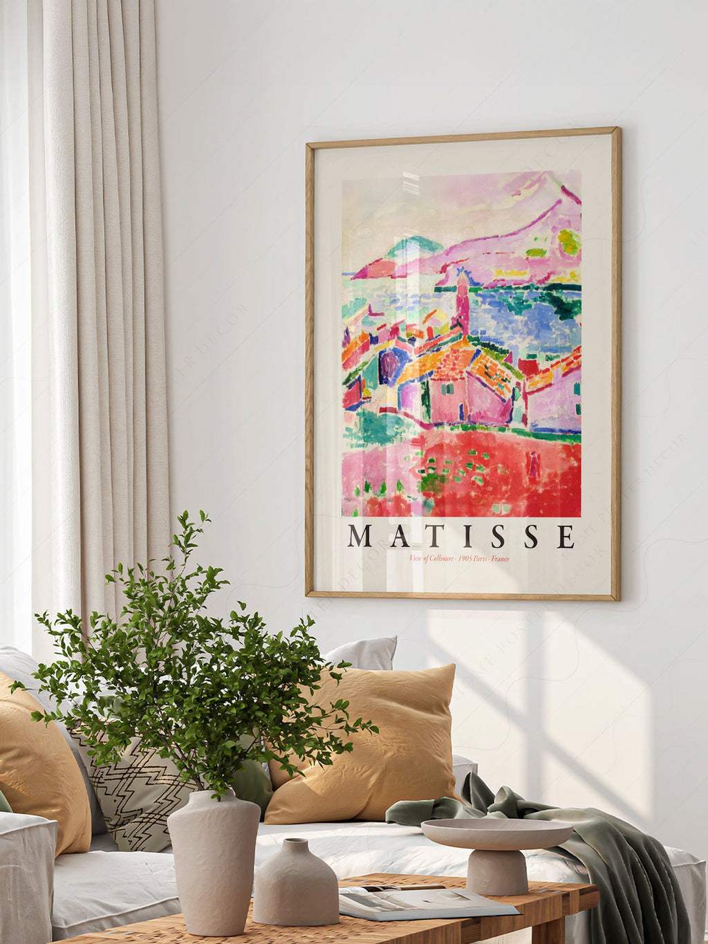 Henri Matisse View of Collioure Art Print – Museum Wall Decor