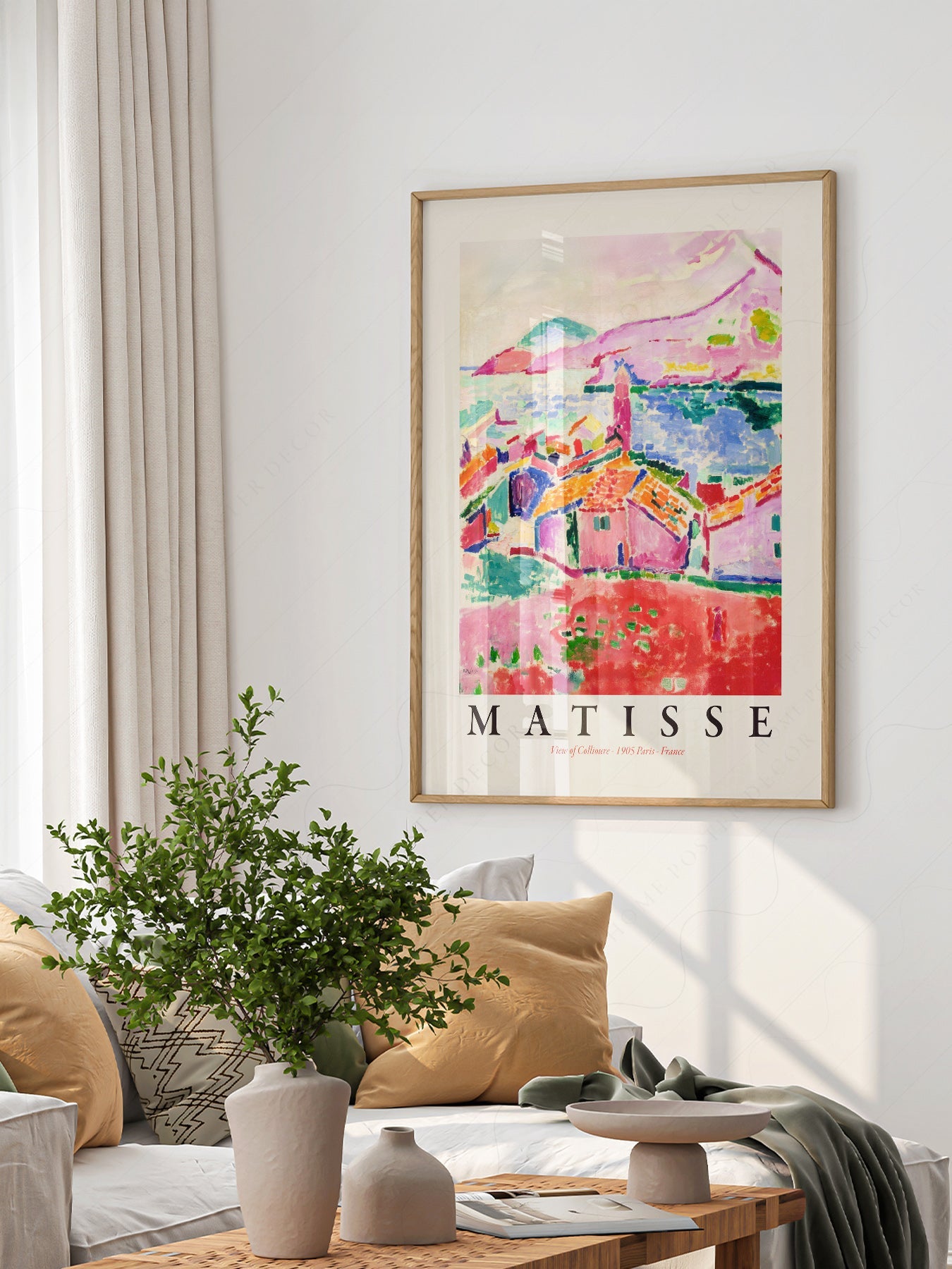 Henri Matisse View of Collioure Art Print – Museum Wall Decor