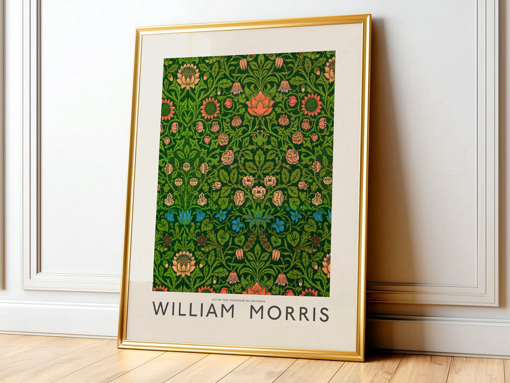 William Morris Violet and Columbine Art Print – Botanical Wall Decor