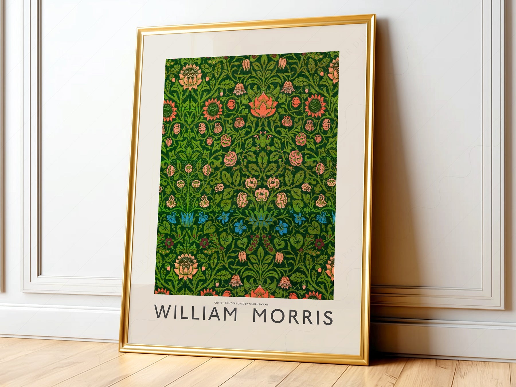 William Morris Violet and Columbine Art Print – Botanical Wall Decor