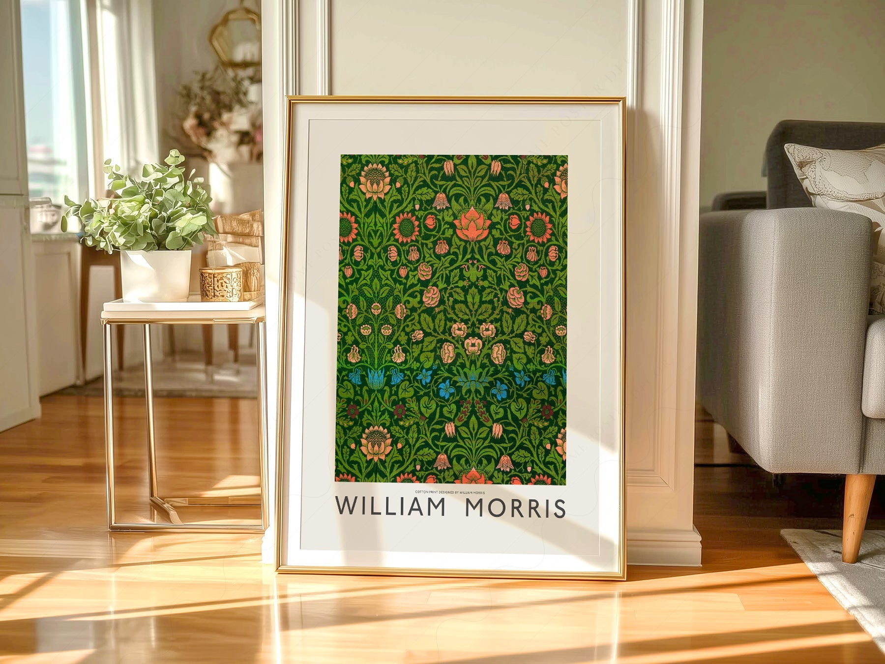 William Morris Violet and Columbine Art Print – Botanical Wall Decor
