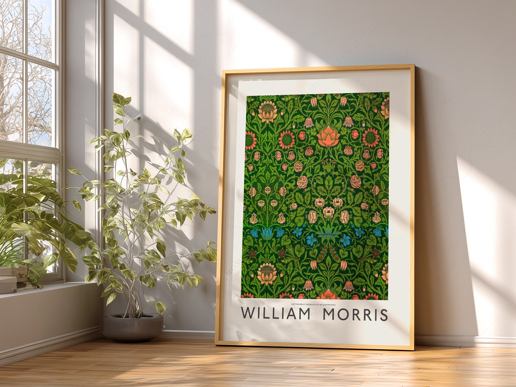 William Morris Violet and Columbine Art Print – Botanical Wall Decor