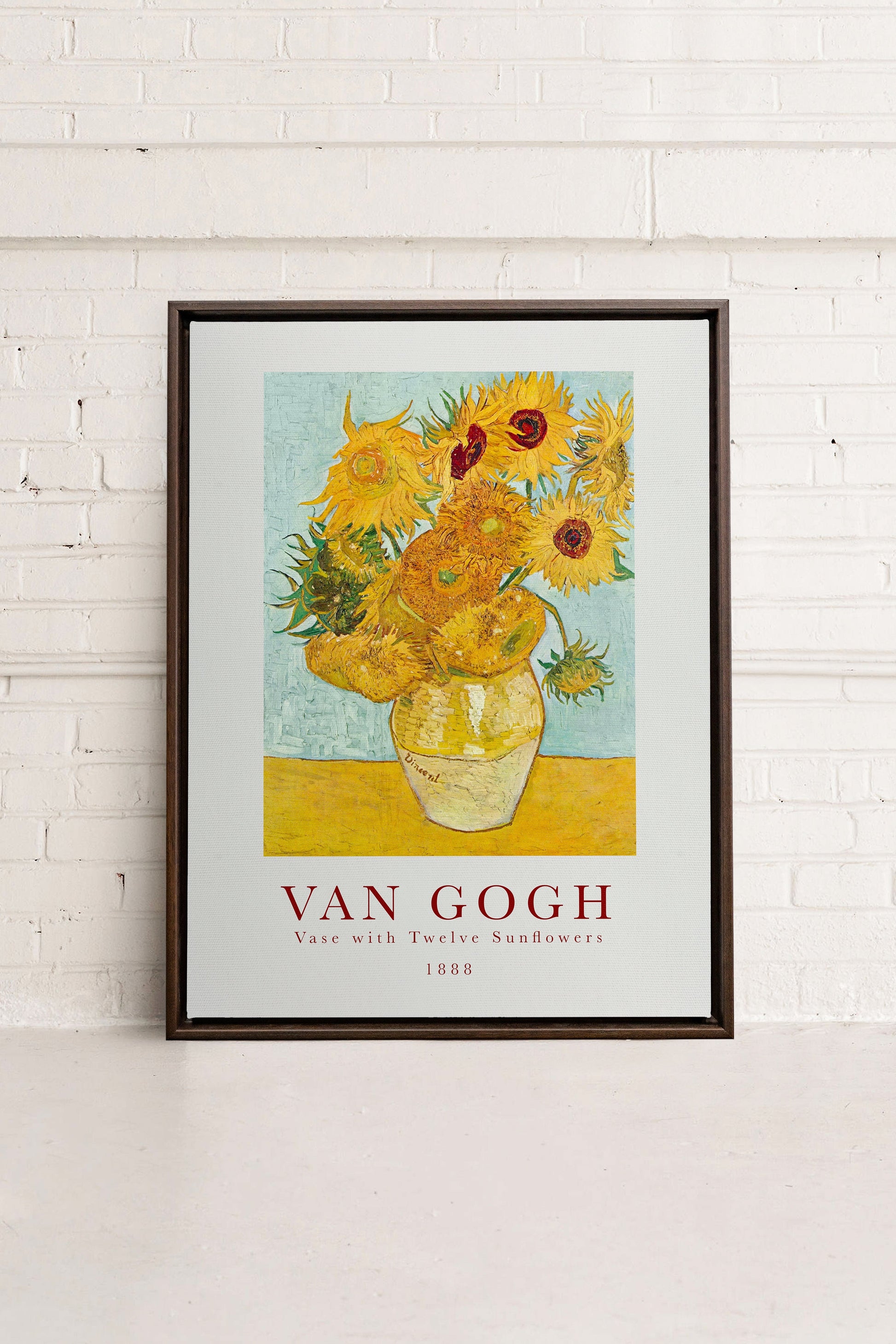 TWELVES SUNFLOWERS, Stretched Canvas Artwork