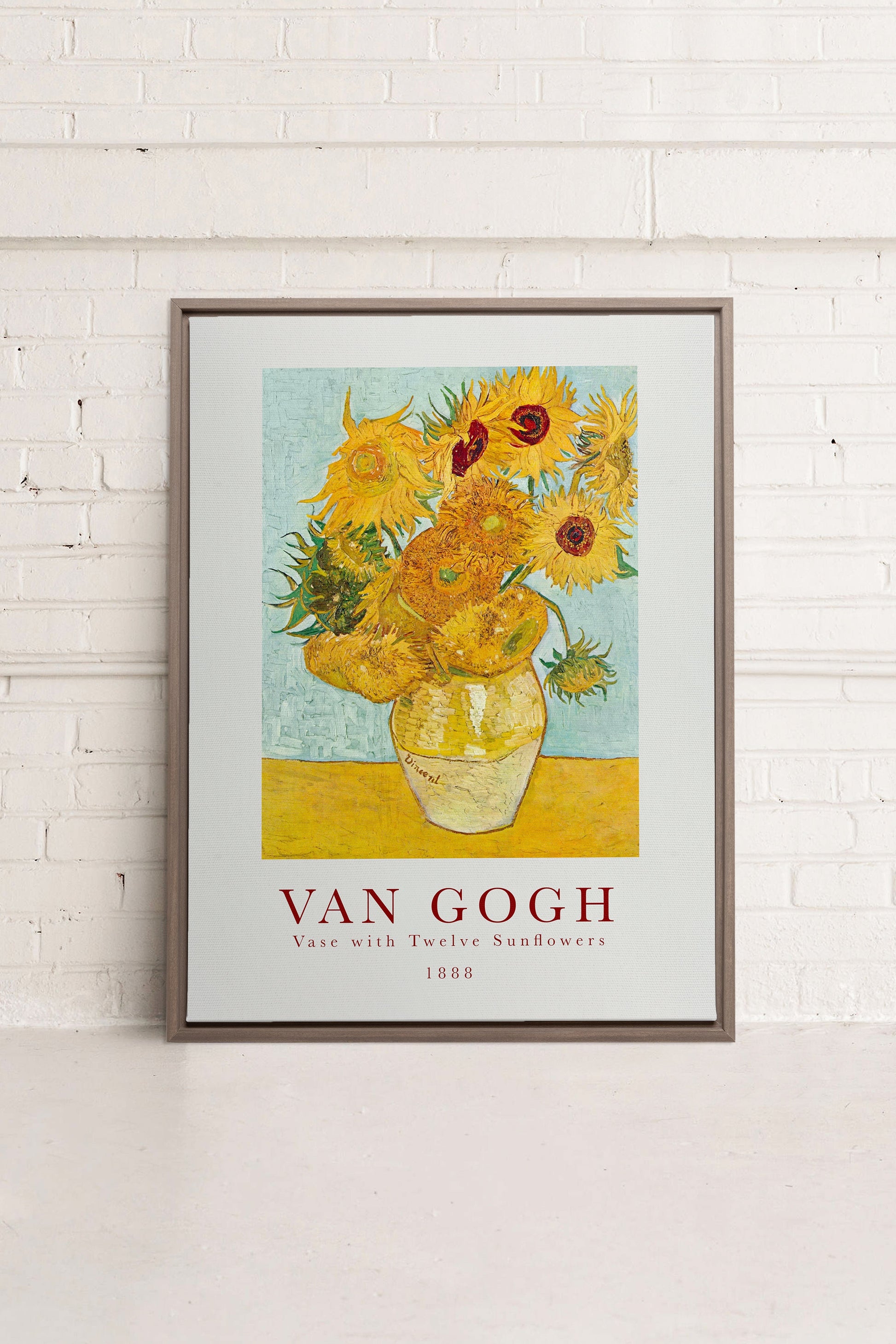 TWELVES SUNFLOWERS, Stretched Canvas Artwork