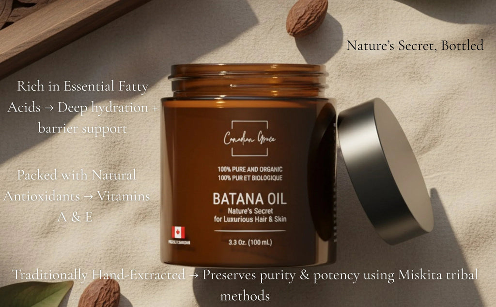 Premium 100% Raw & Organic Batana Oil - Deep Hair Repair & Strength For Dry, Damaged & Breakage-Prone Hair