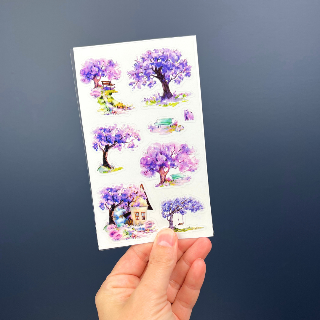 Purple Trees