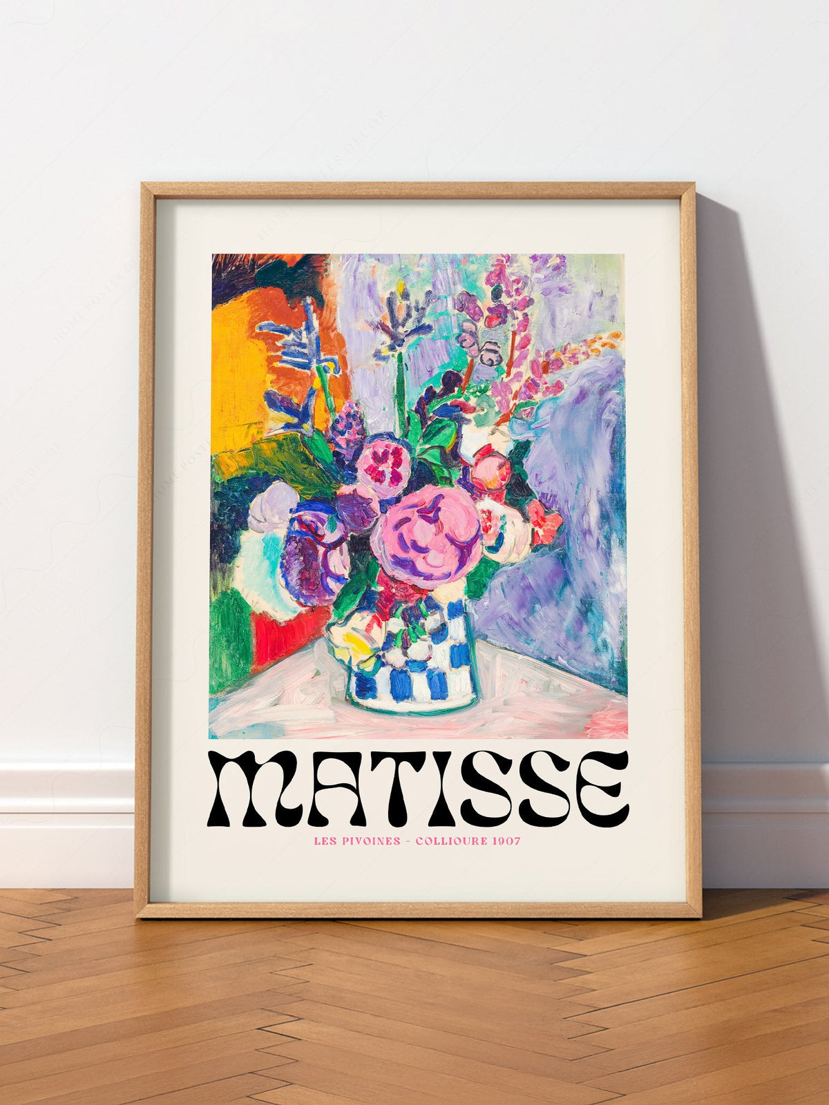 Henri Matisse Les Pivoines Art Print – Colorful Floral Wall Decor