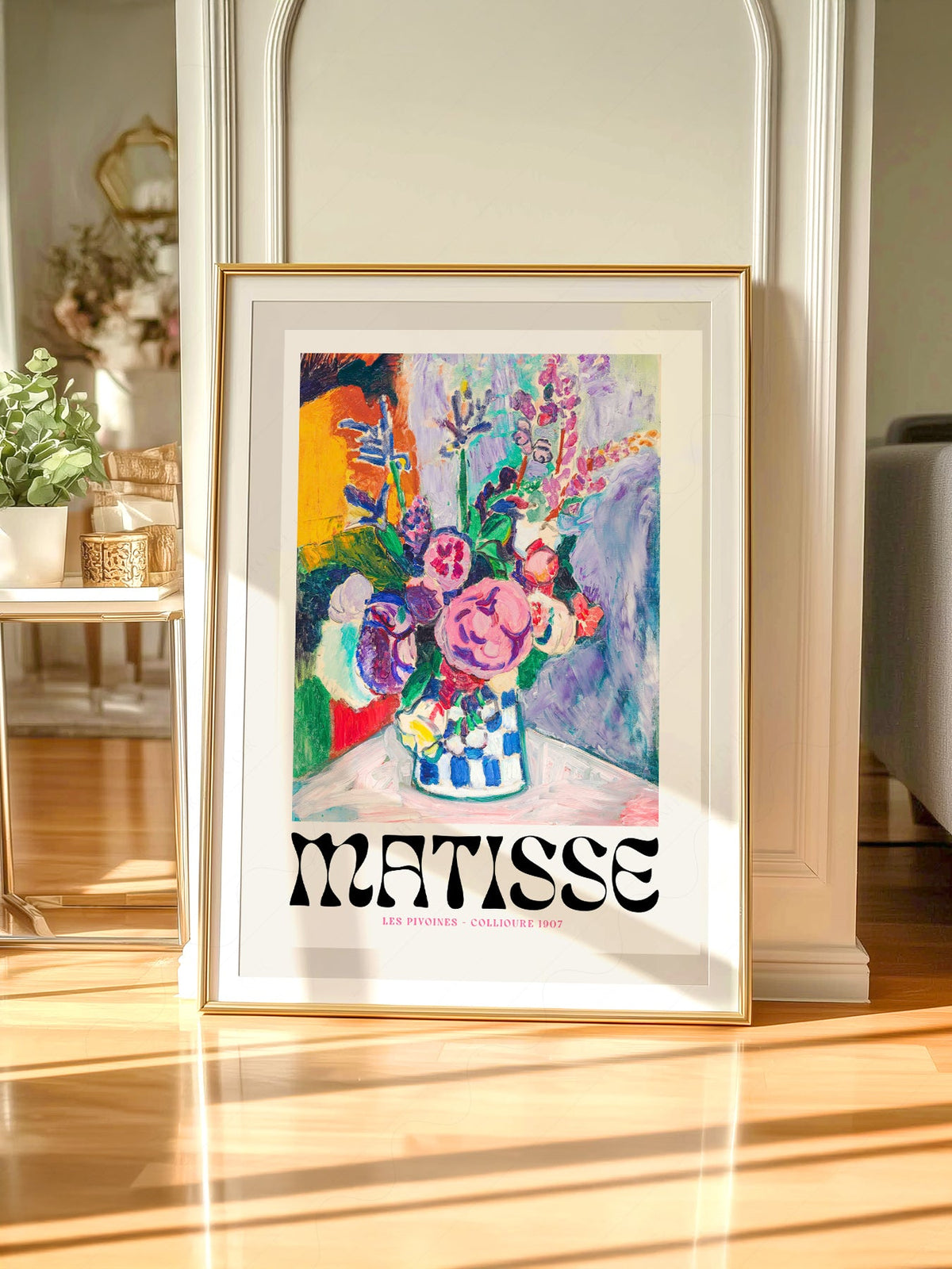 Henri Matisse Les Pivoines Art Print – Colorful Floral Wall Decor