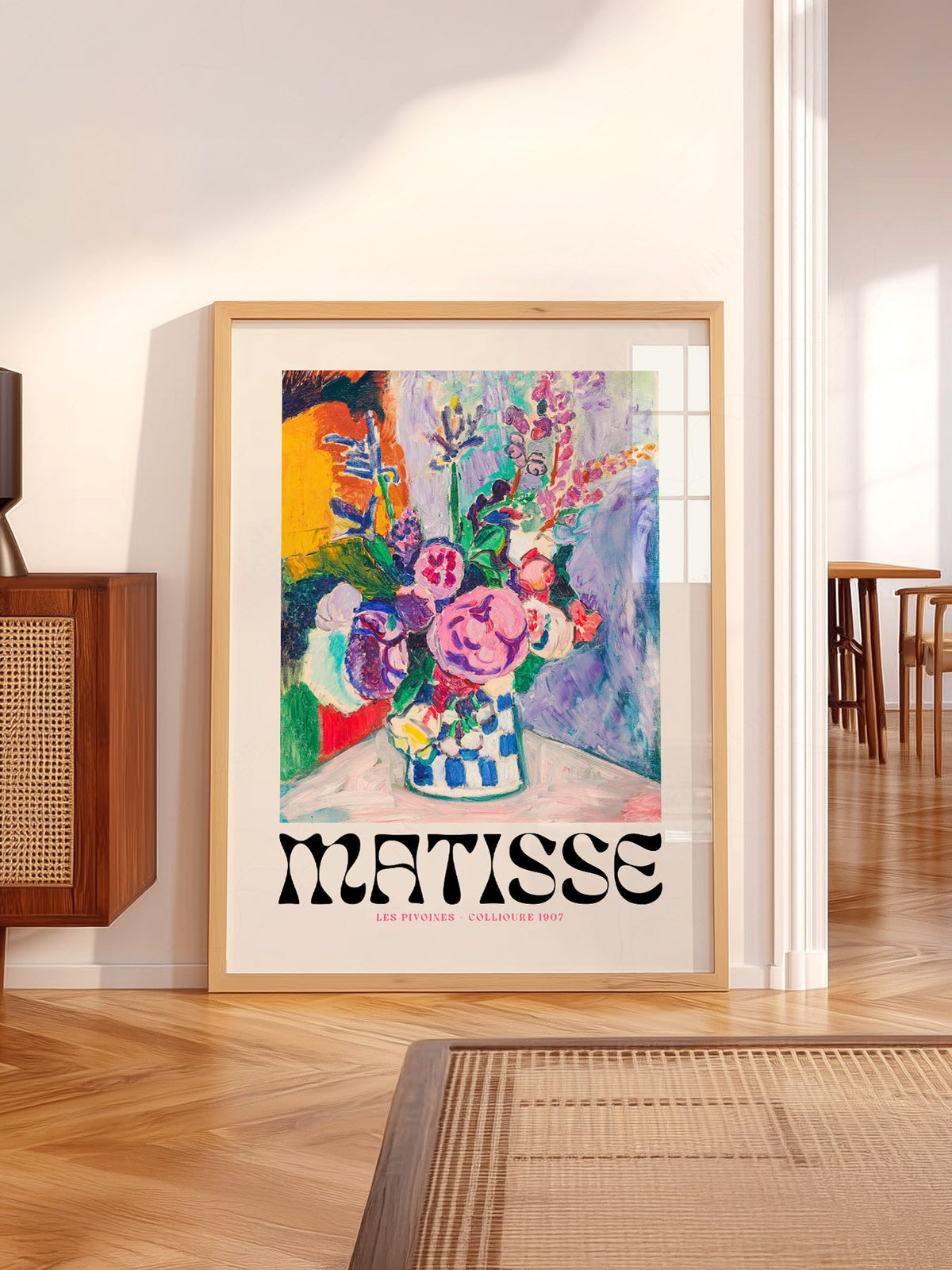 Henri Matisse Les Pivoines Art Print – Colorful Floral Wall Decor