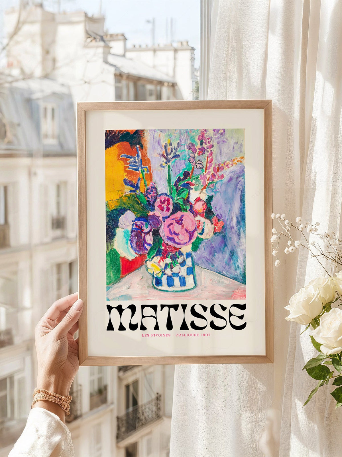 Henri Matisse Les Pivoines Art Print – Colorful Floral Wall Decor