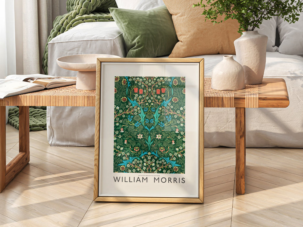 William Morris Blackthorn Art Print – Arts and Crafts Floral Poster