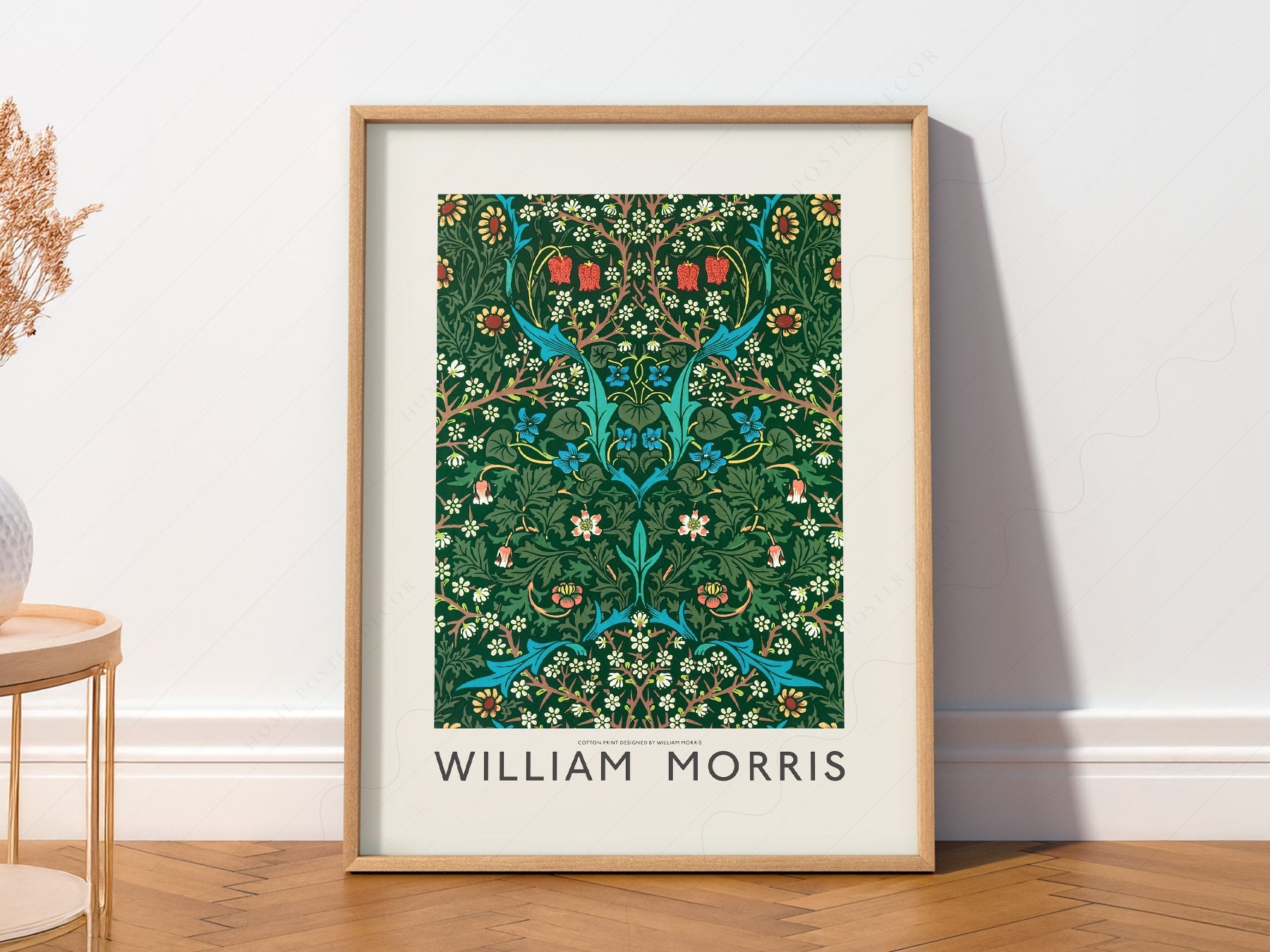William Morris Blackthorn Art Print – Arts and Crafts Floral Poster