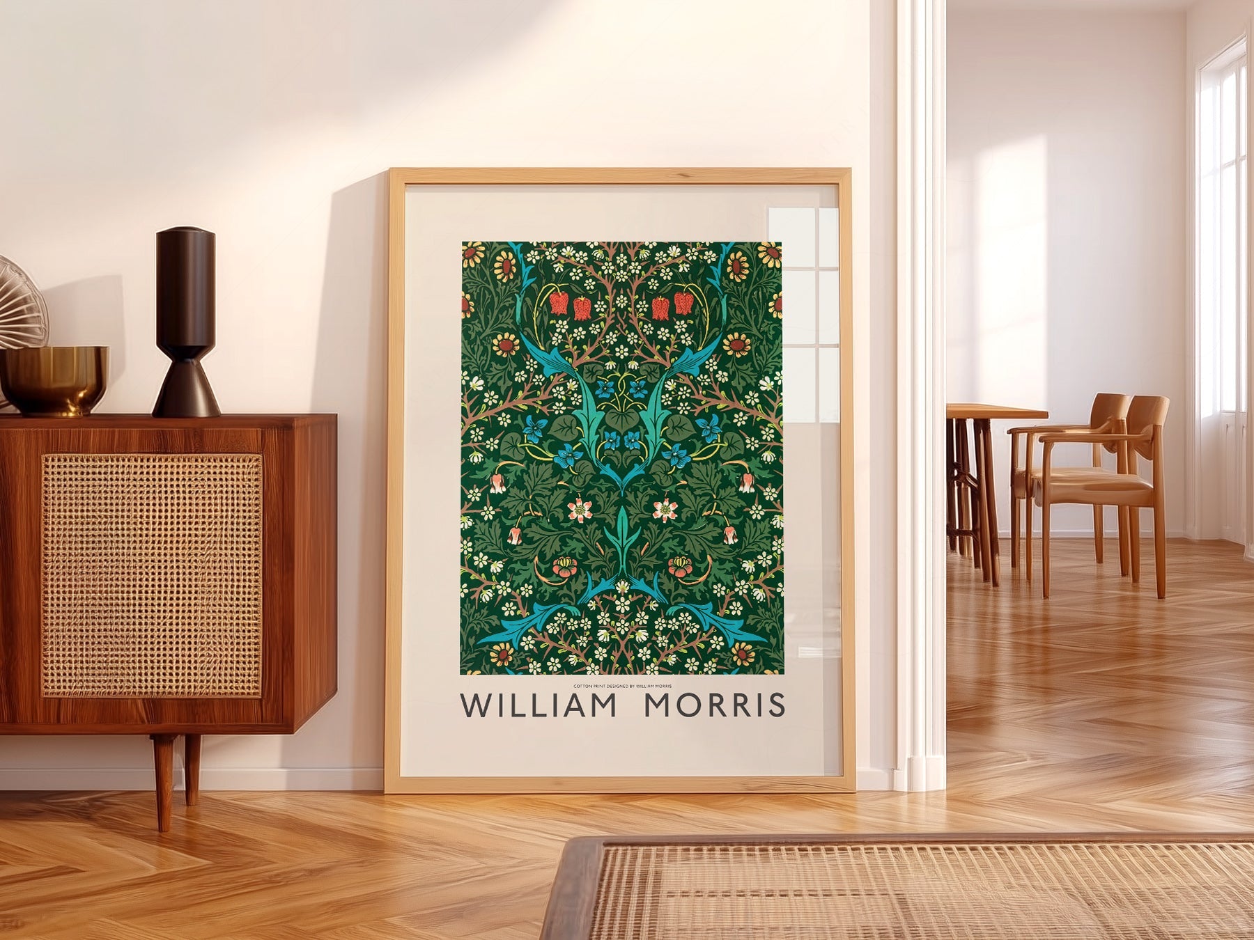 William Morris Blackthorn Art Print – Arts and Crafts Floral Poster