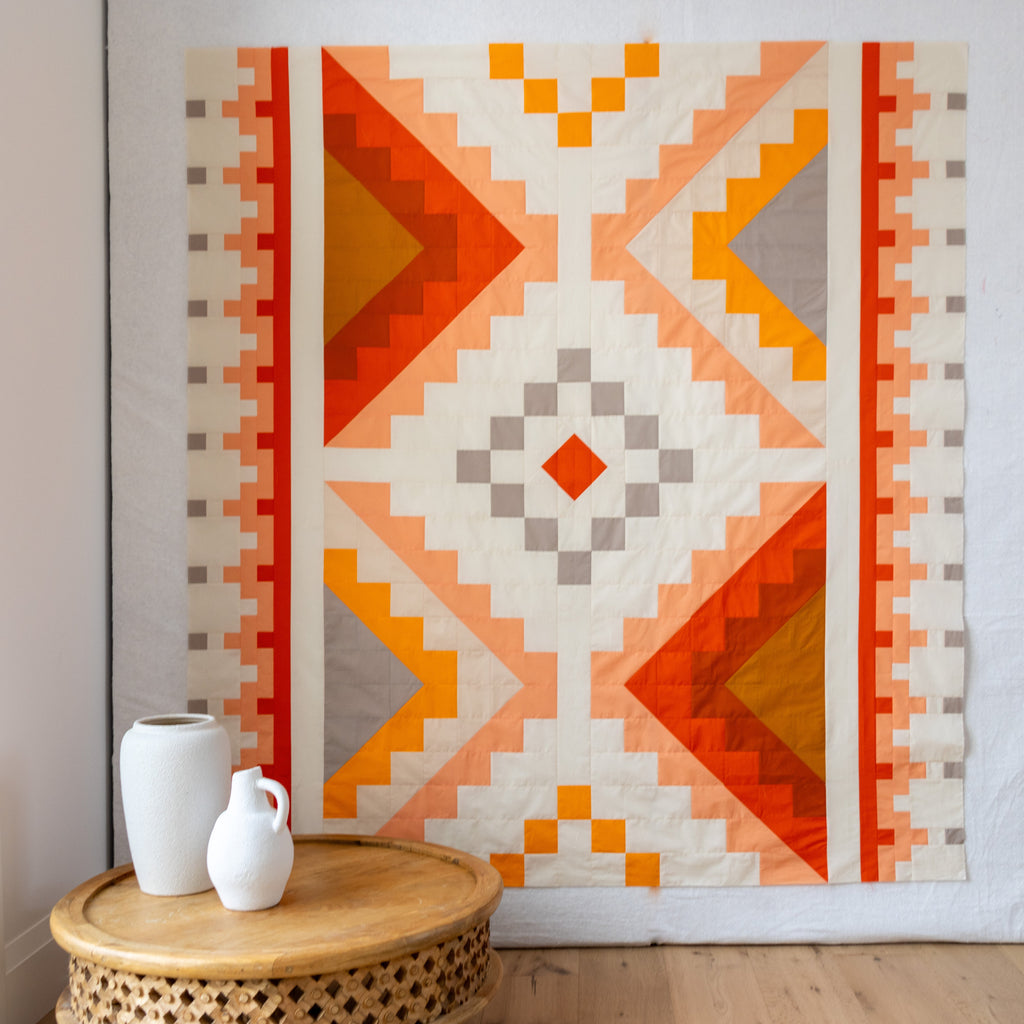 Kit de courtepointe Courage Dear Heart - Version joyeuse