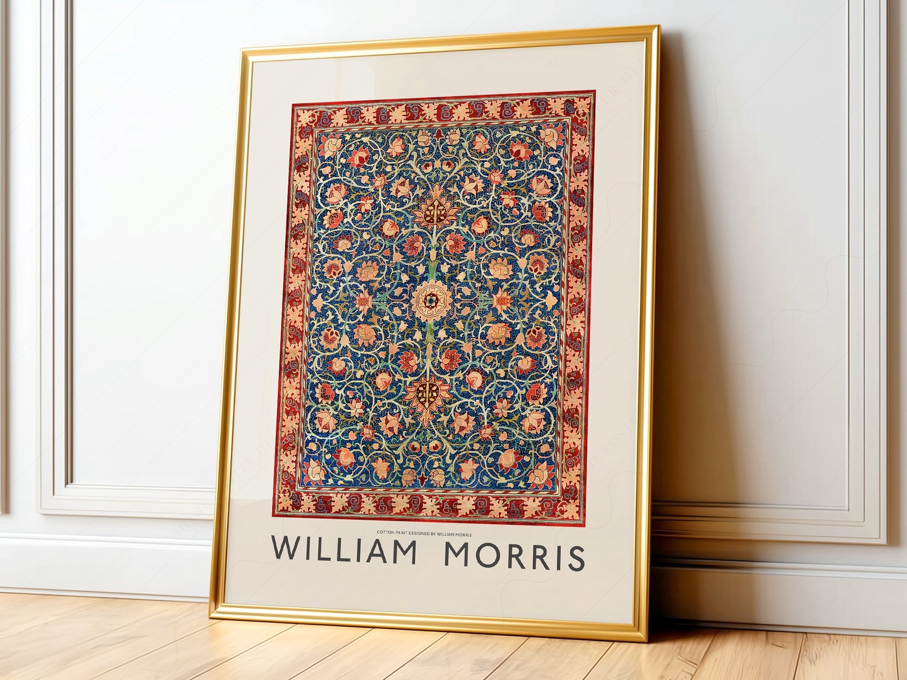 William Morris Holland Park Carpet Art Print – Arts & Crafts Wall Decor