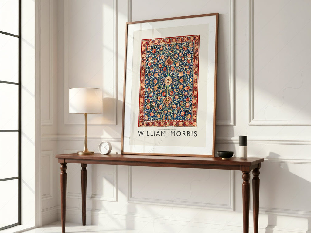 William Morris Holland Park Carpet Art Print – Arts & Crafts Wall Decor