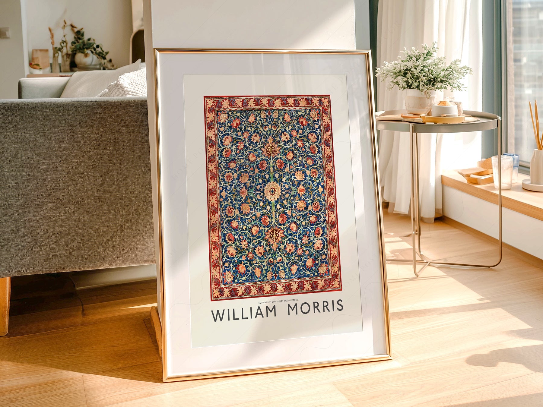 William Morris Holland Park Carpet Art Print – Arts & Crafts Wall Decor