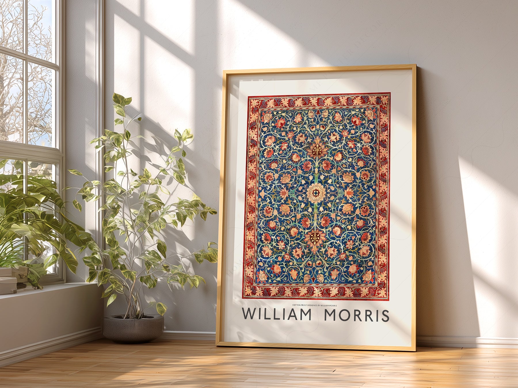 William Morris Holland Park Carpet Art Print – Arts & Crafts Wall Decor