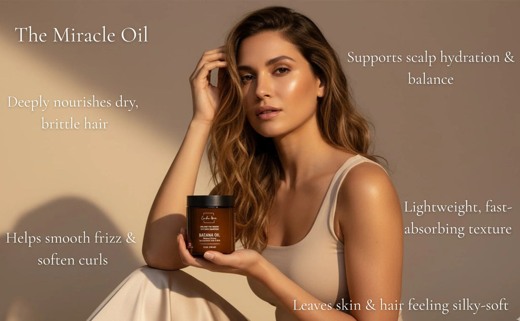 Premium 100% Raw & Organic Batana Oil - Deep Hair Repair & Strength For Dry, Damaged & Breakage-Prone Hair