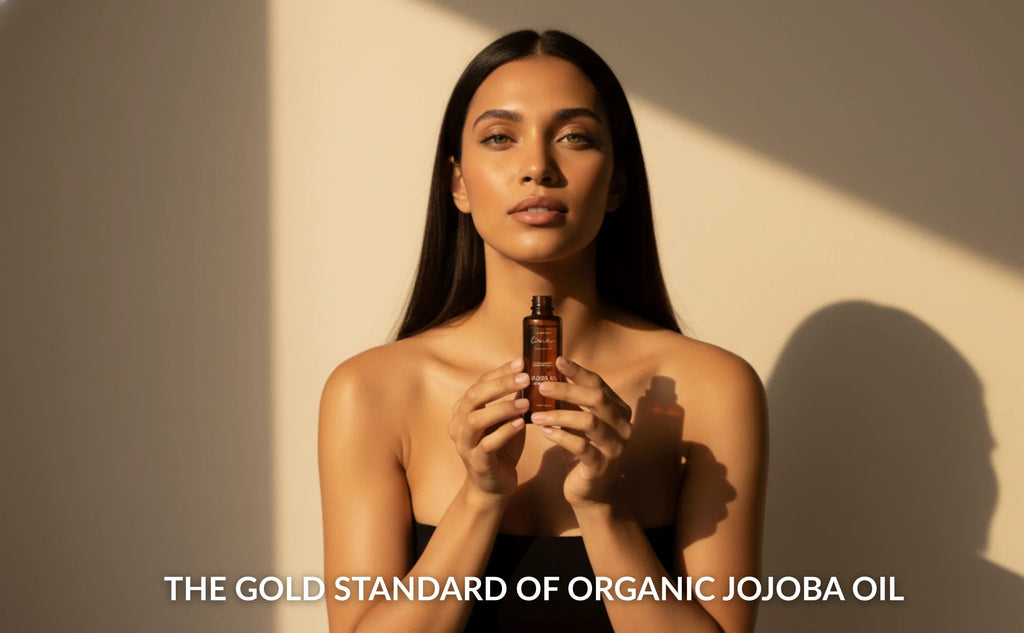 Canadian Grace 100% Organic Jojoba Oil – For Sensitive, Reactive & Acne-Prone Skin + Dry-Feeling or Oily Scalp