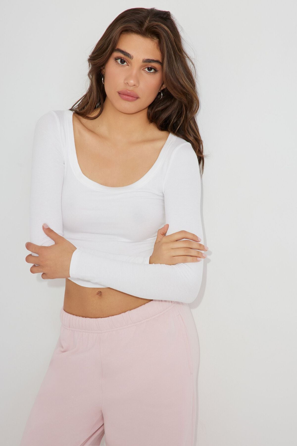 Pamela Long Sleeve Scoop Neck Top