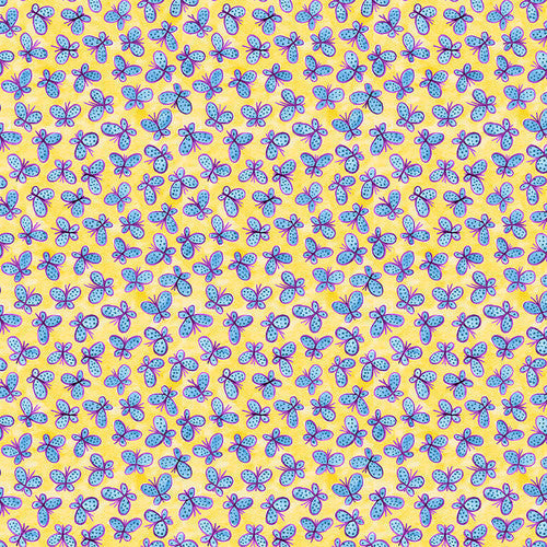 Whimsy Daisical II - Papillons - Jaune