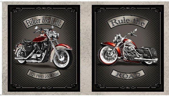 Panneau de moto Ride Free -28771-K