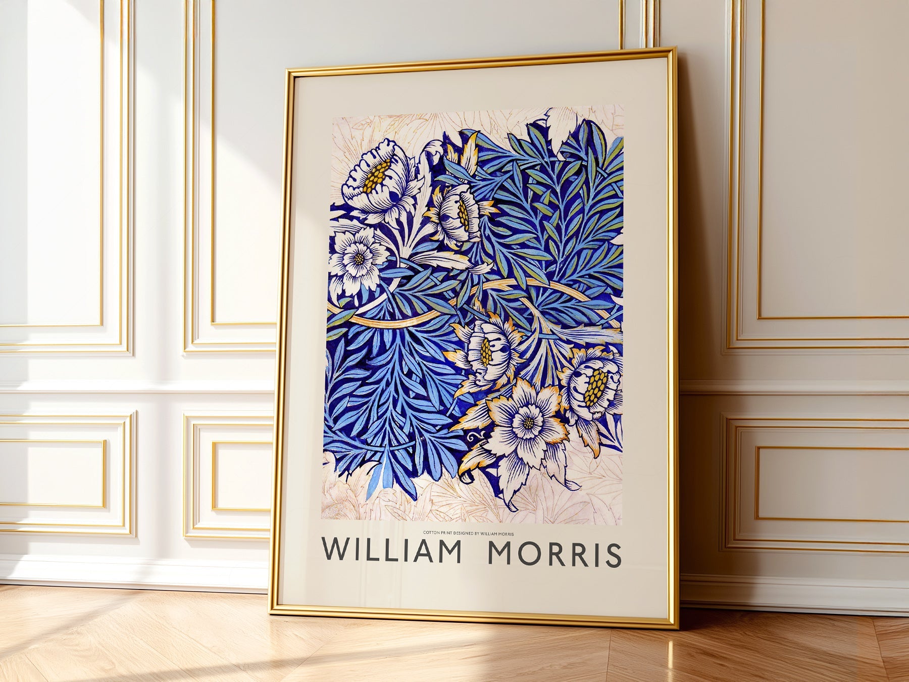 William Morris Tulip and Willow Indigo Print – Arts & Crafts Wall Art