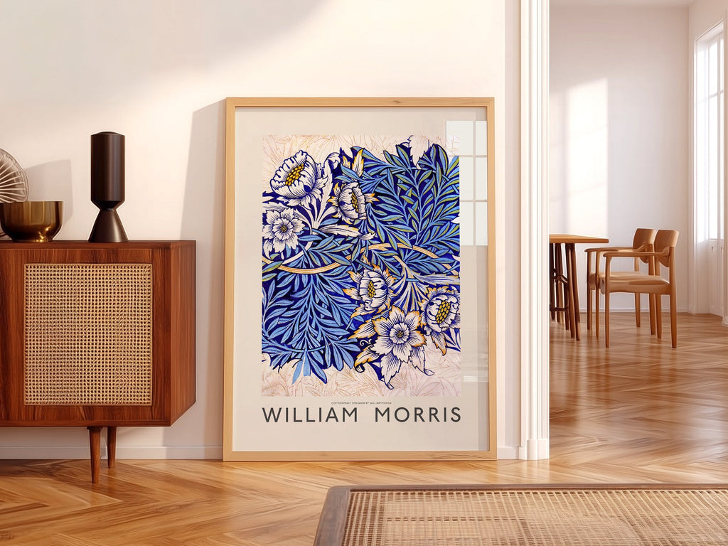 William Morris Tulip and Willow Indigo Print – Arts & Crafts Wall Art