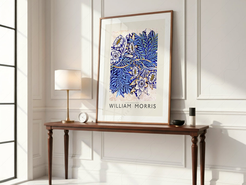 William Morris Tulip and Willow Indigo Print – Arts & Crafts Wall Art