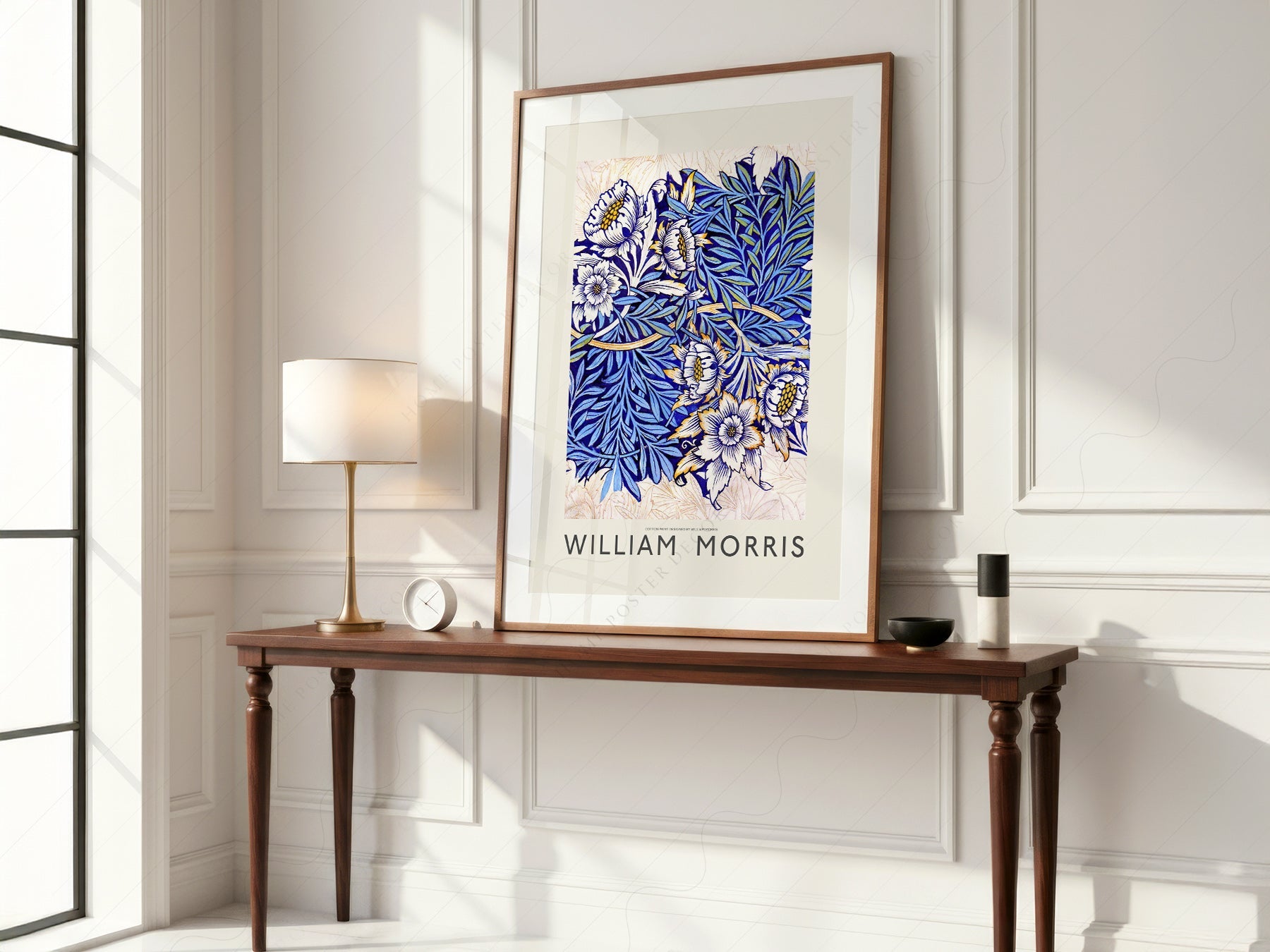 William Morris Tulip and Willow Indigo Print – Arts & Crafts Wall Art