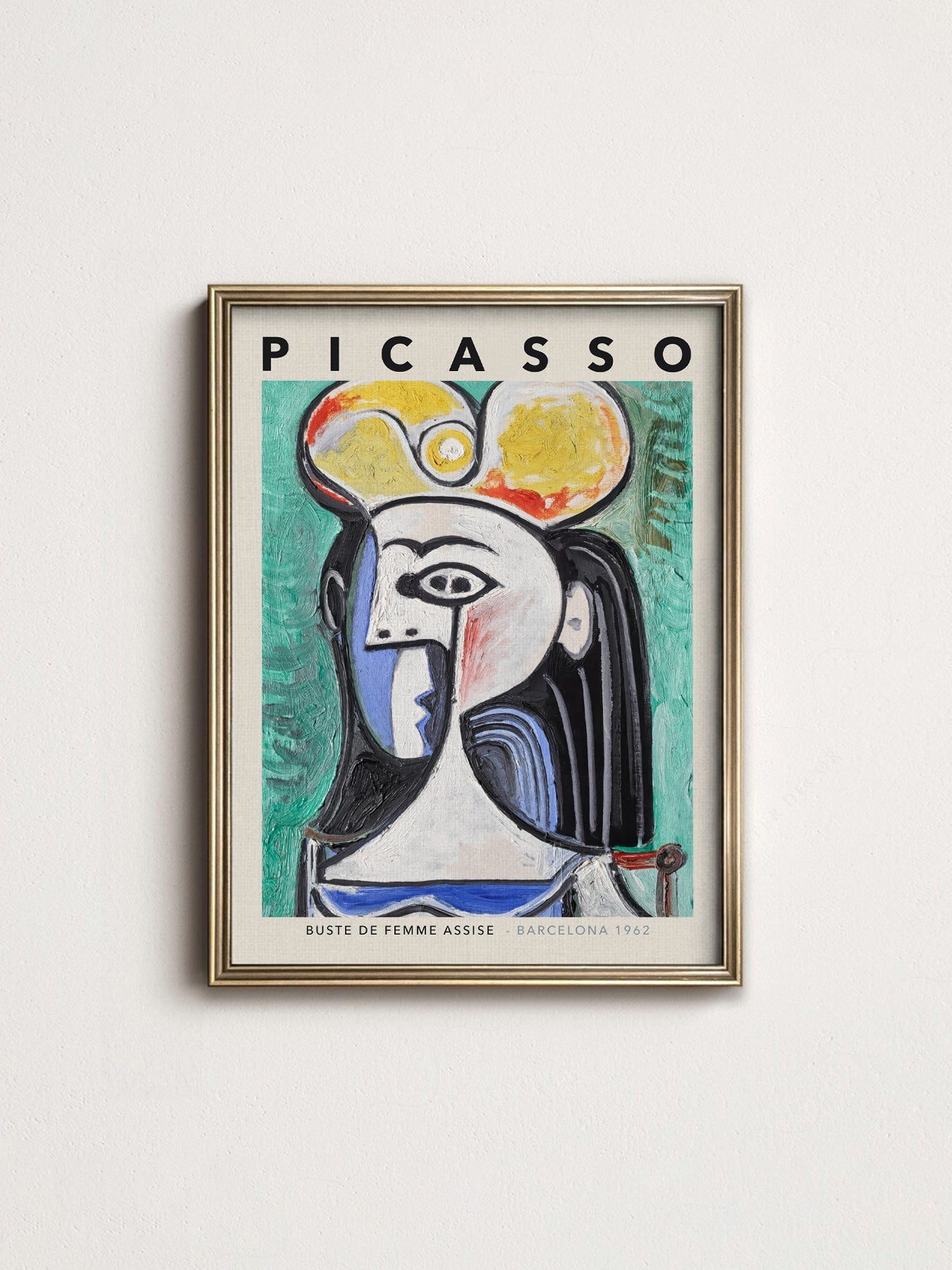 Pablo Picasso Buste de Femme Assise Art Print – Cubist Wall Decor