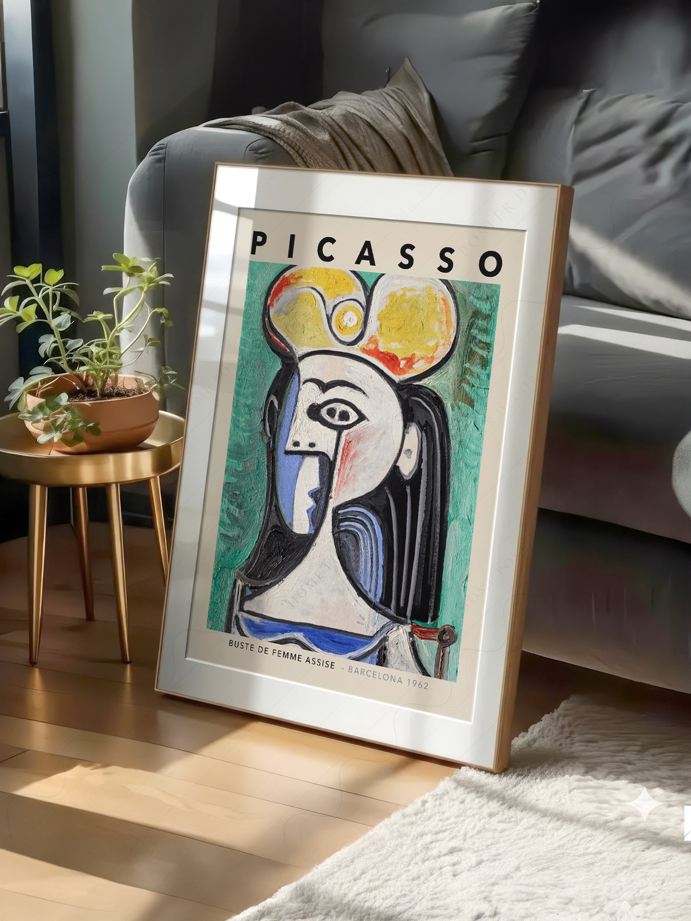 Pablo Picasso Buste de Femme Assise Art Print – Cubist Wall Decor
