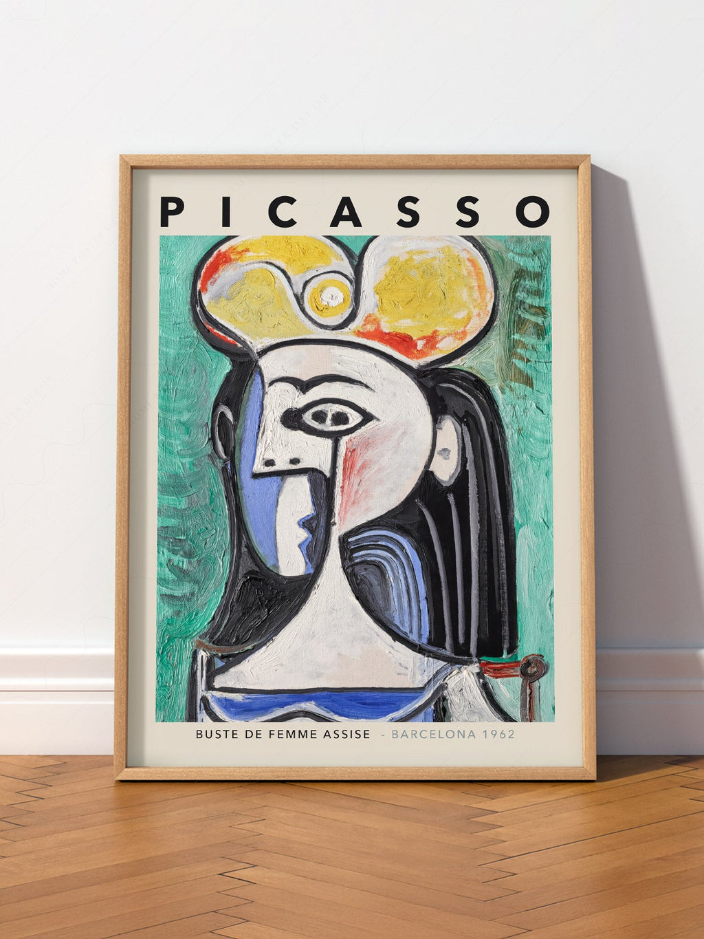 Pablo Picasso Buste de Femme Assise Art Print – Cubist Wall Decor