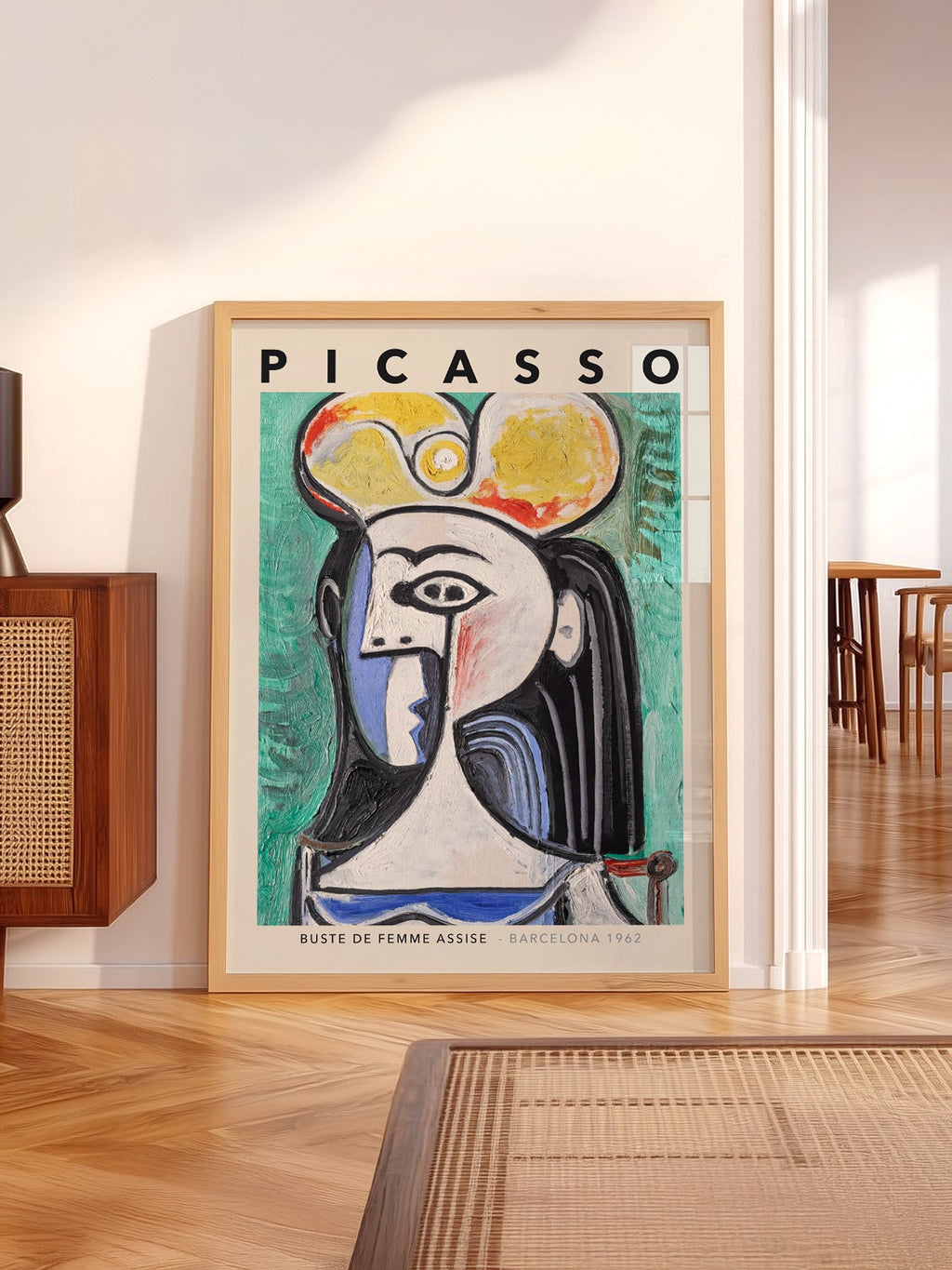 Pablo Picasso Buste de Femme Assise Art Print – Cubist Wall Decor
