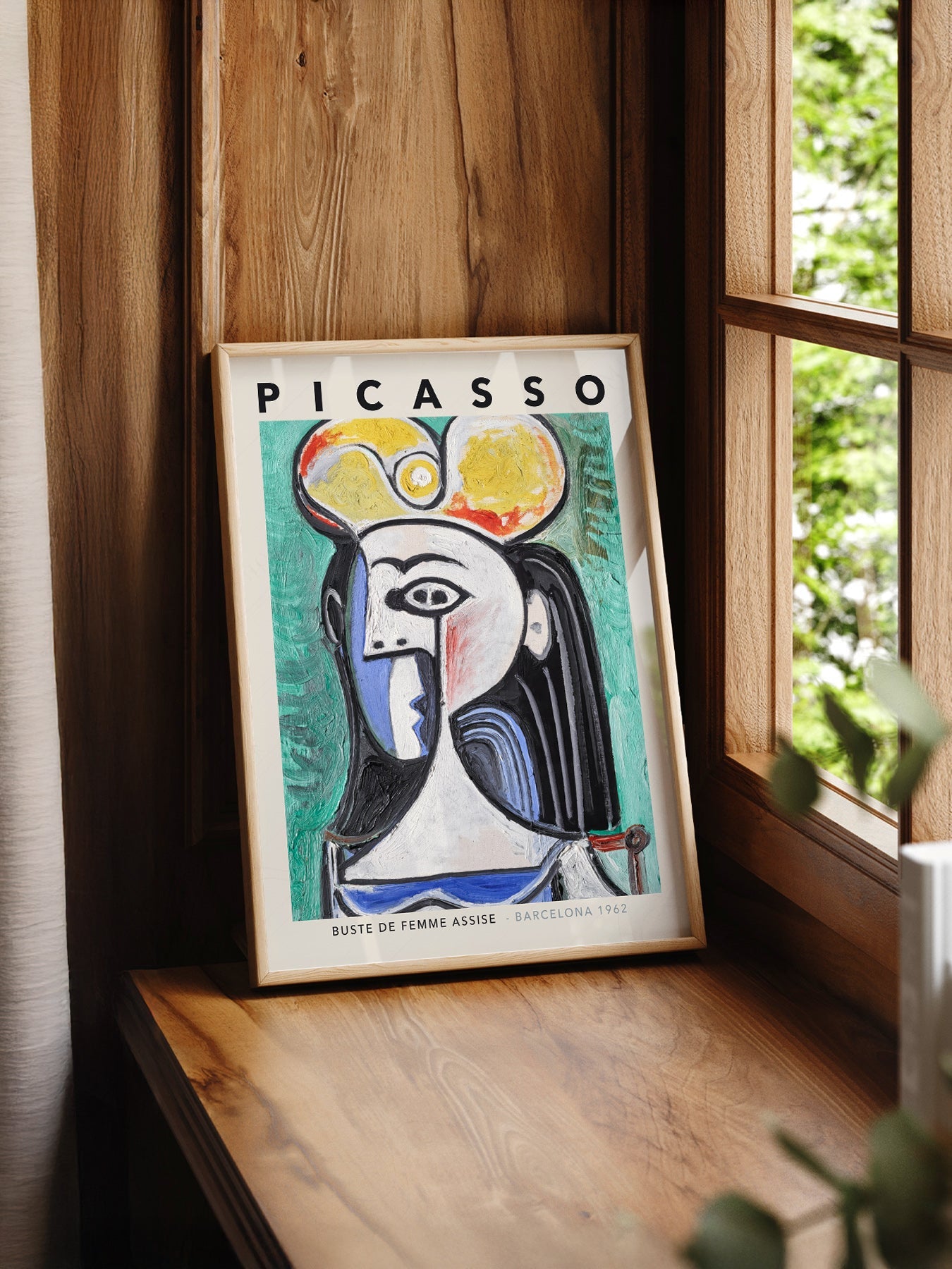 Pablo Picasso Buste de Femme Assise Art Print – Cubist Wall Decor