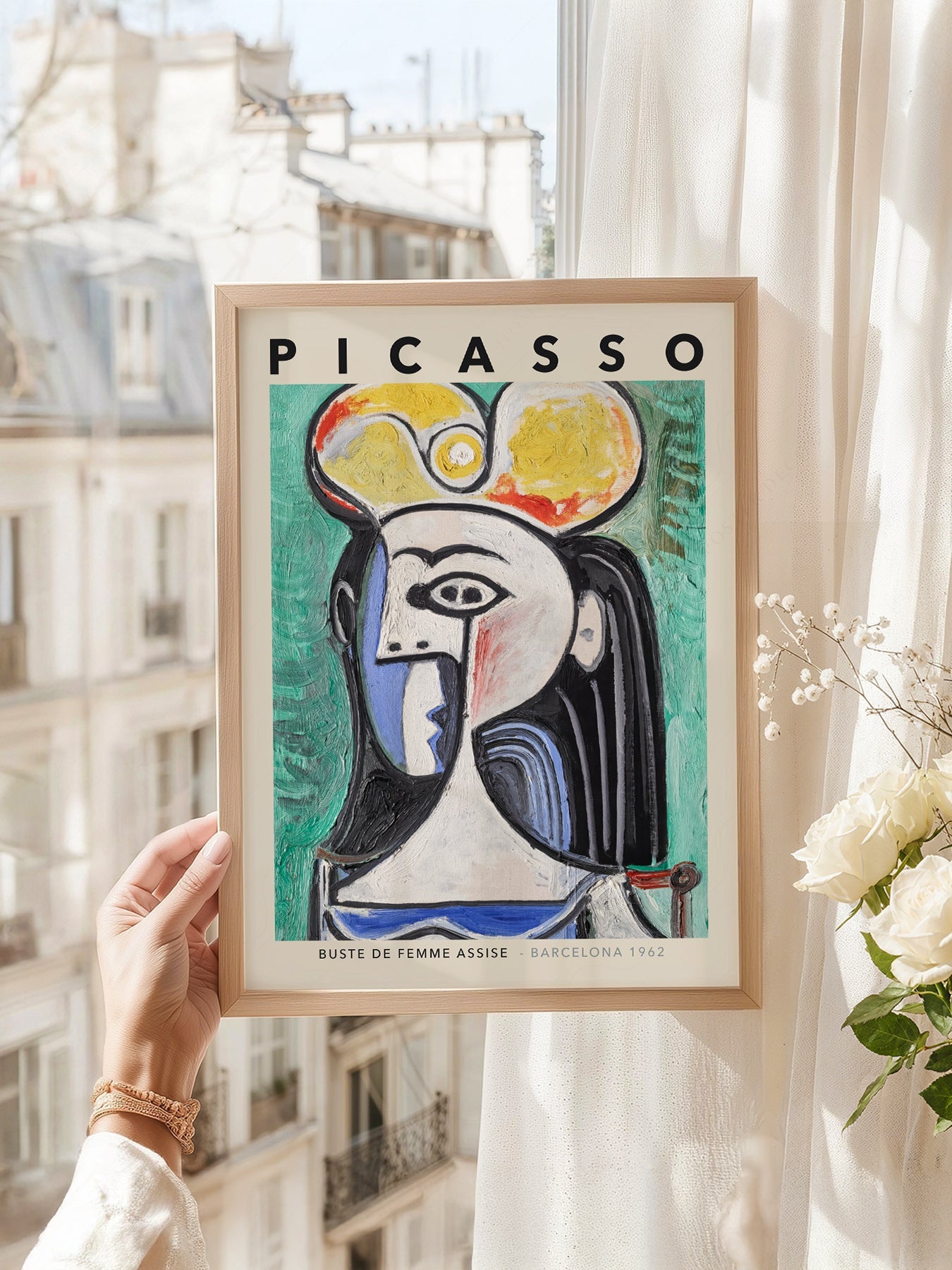 Pablo Picasso Buste de Femme Assise Art Print – Cubist Wall Decor