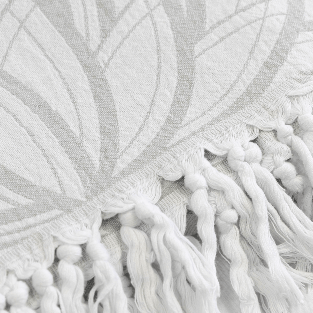 Serviettes turques Canada | Ensemble gris et blanc
