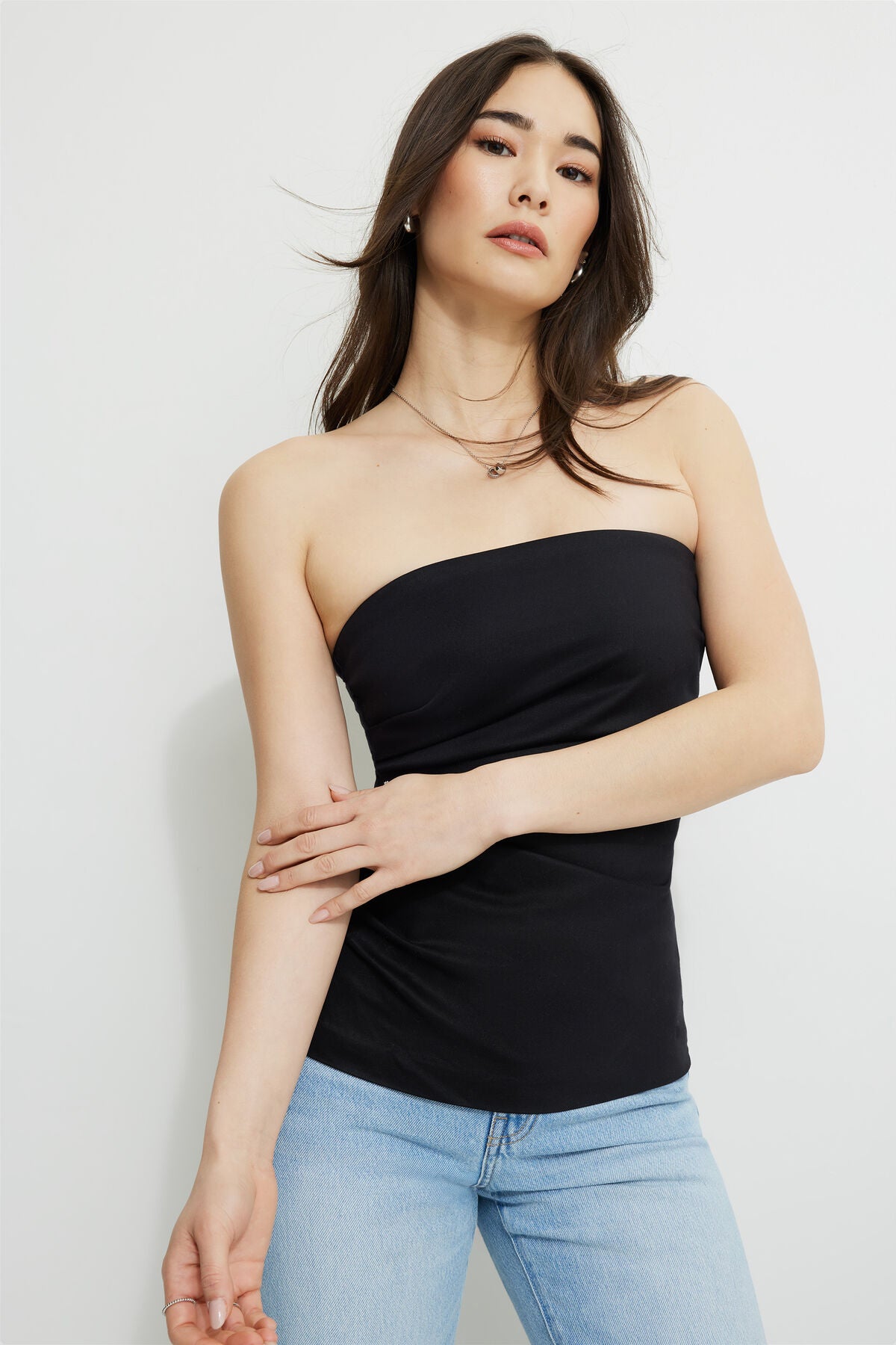 Pleated Tube Top