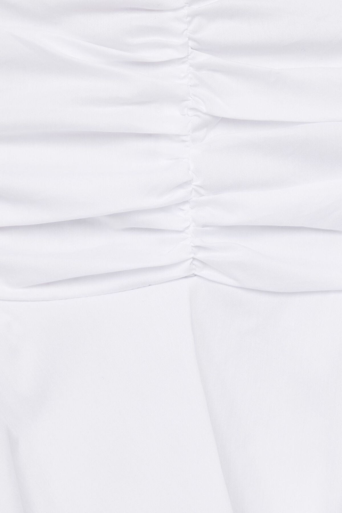 Mini-jupe en popeline taille basse