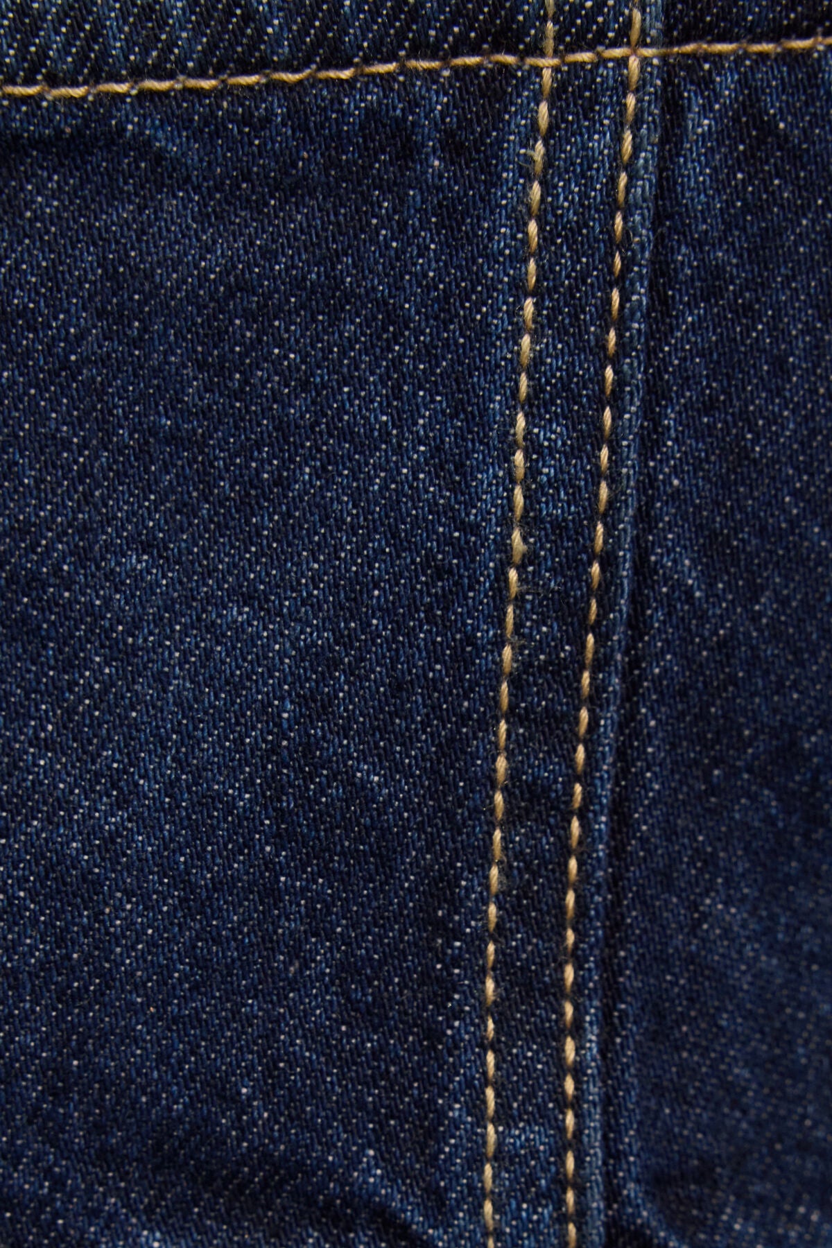 Haut licou en jean à boucles