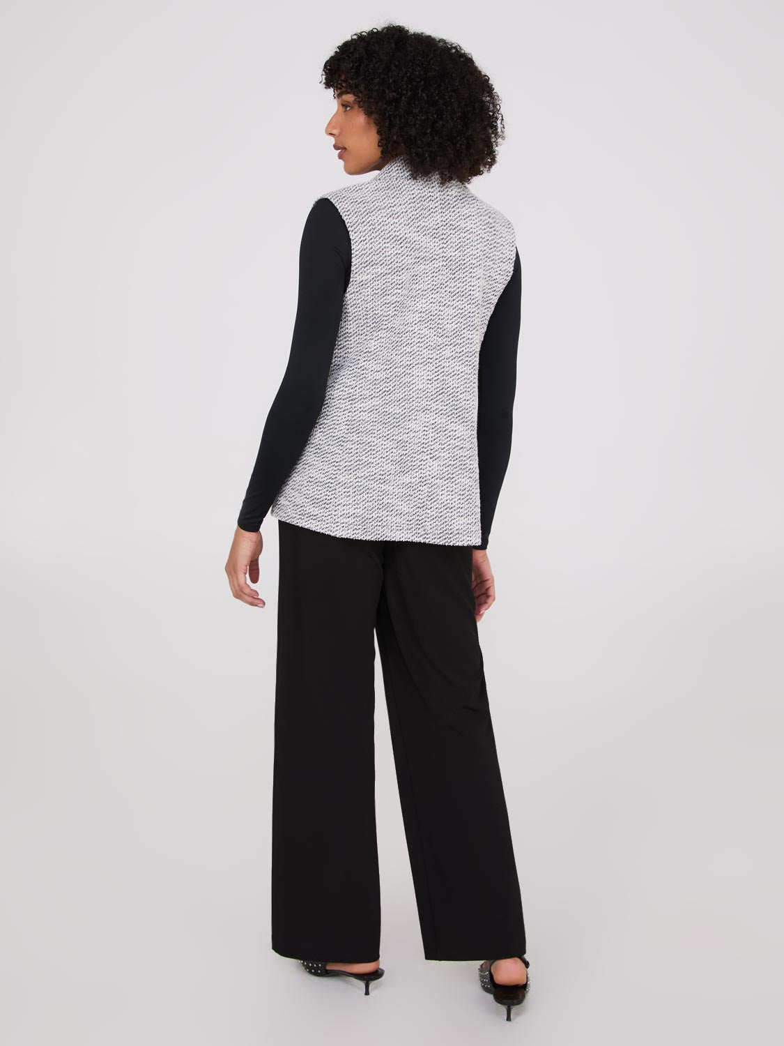 Gilet blazer bouclé