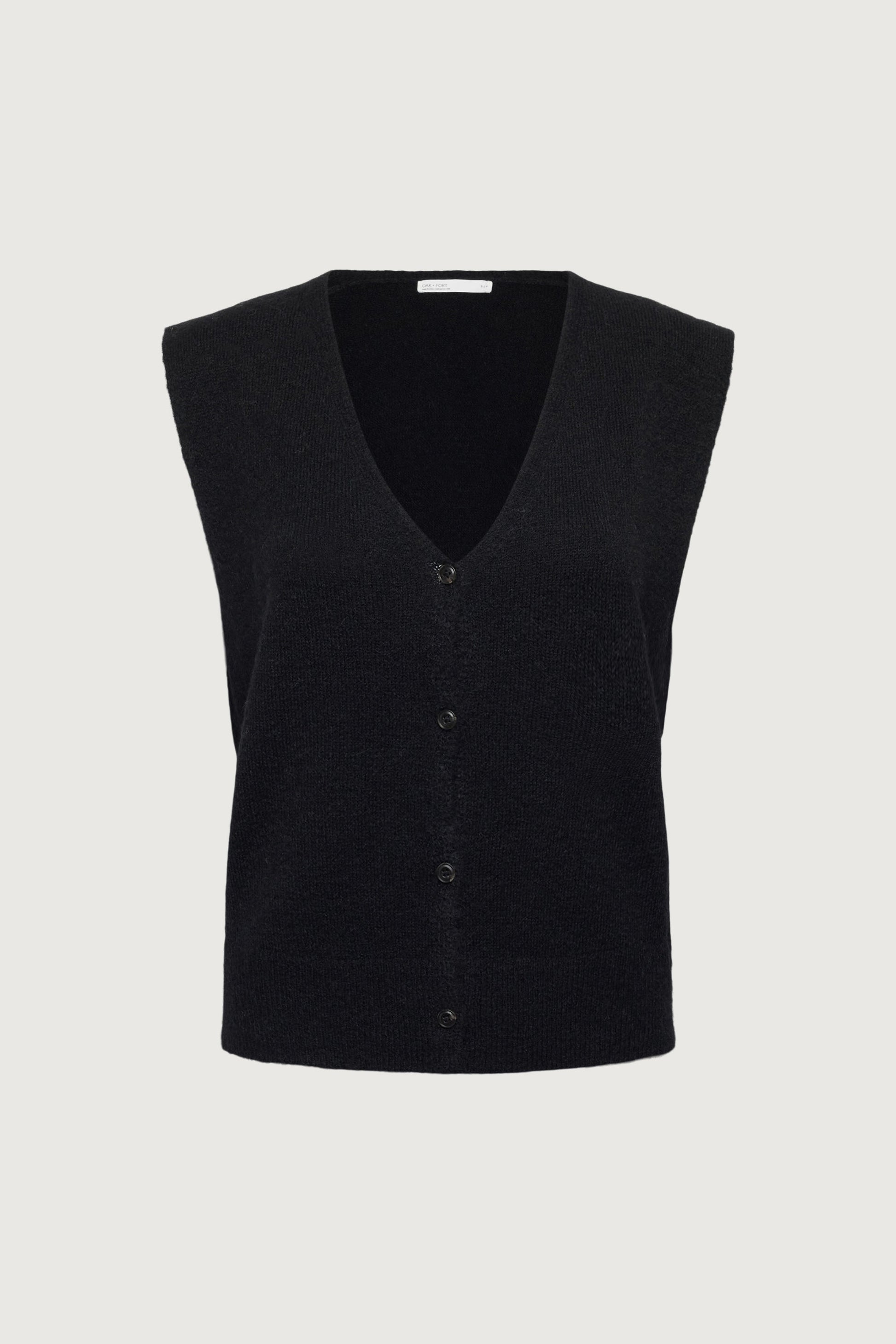 Gilet pull boutonné sur le devant