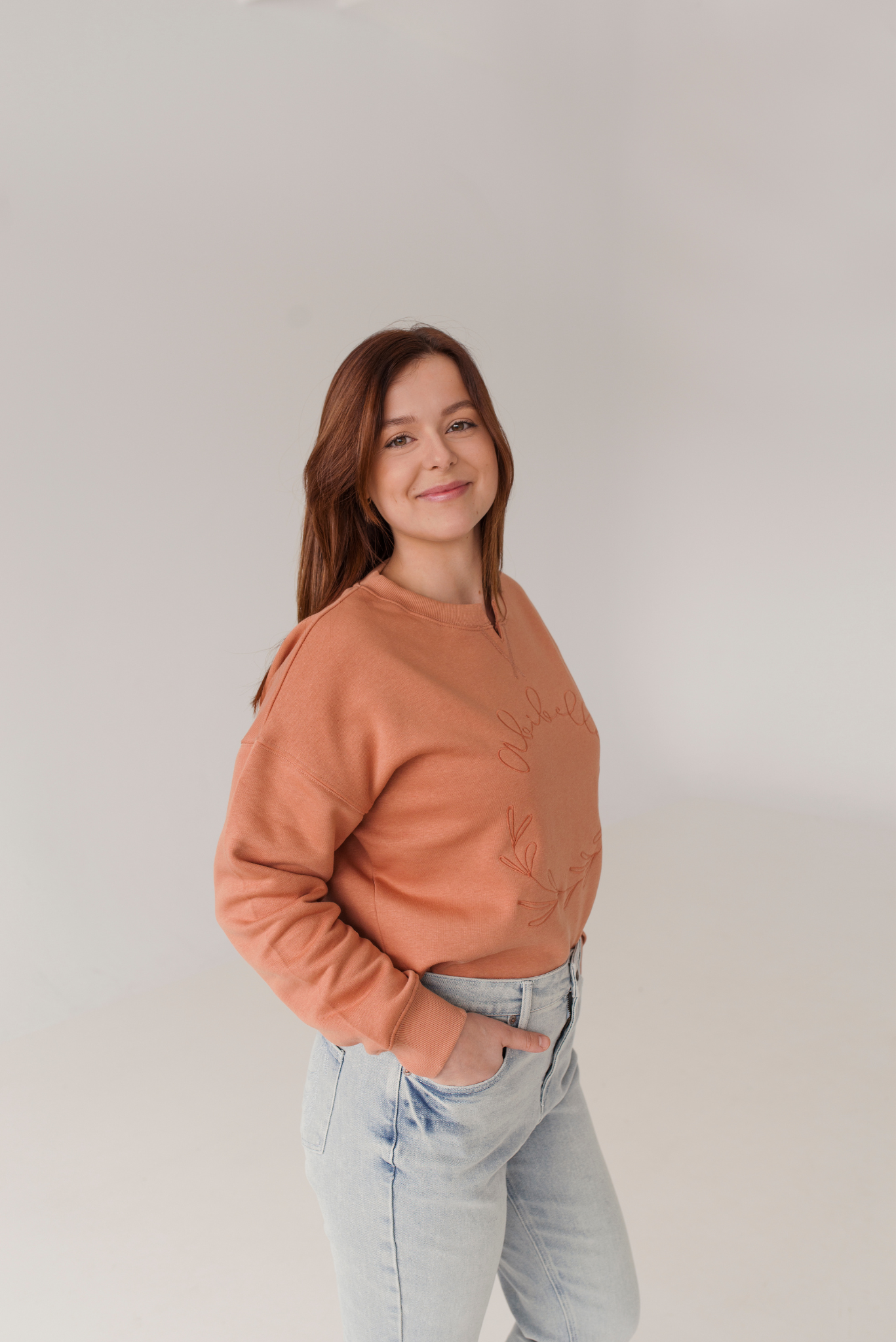 Peach Crewneck