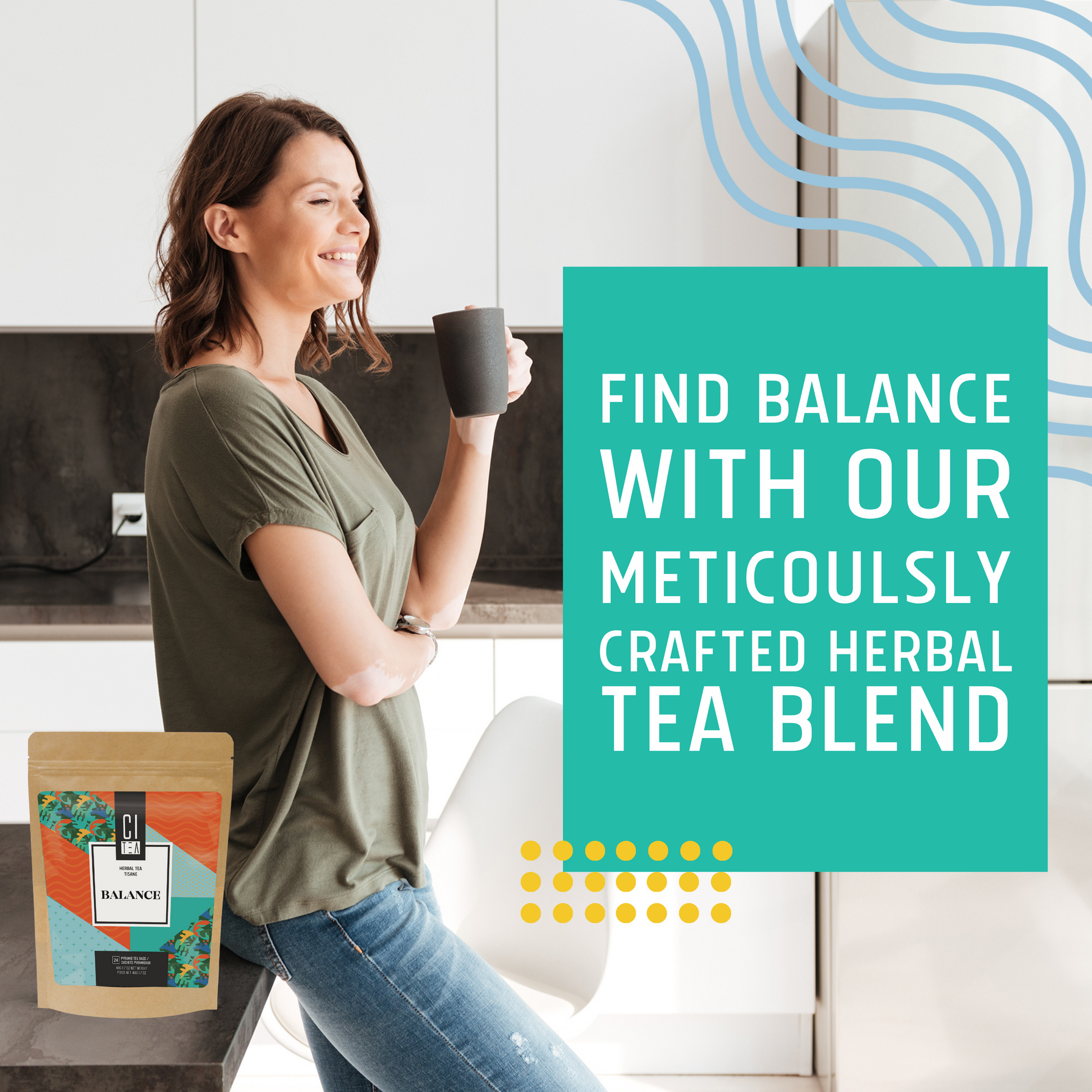 Balance Herbal Tea Pyramid Tea Bags
