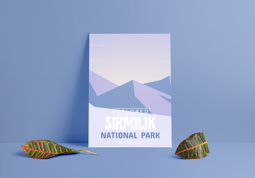 Sirmilik National Park 'Explored' Poster, Canada Parks