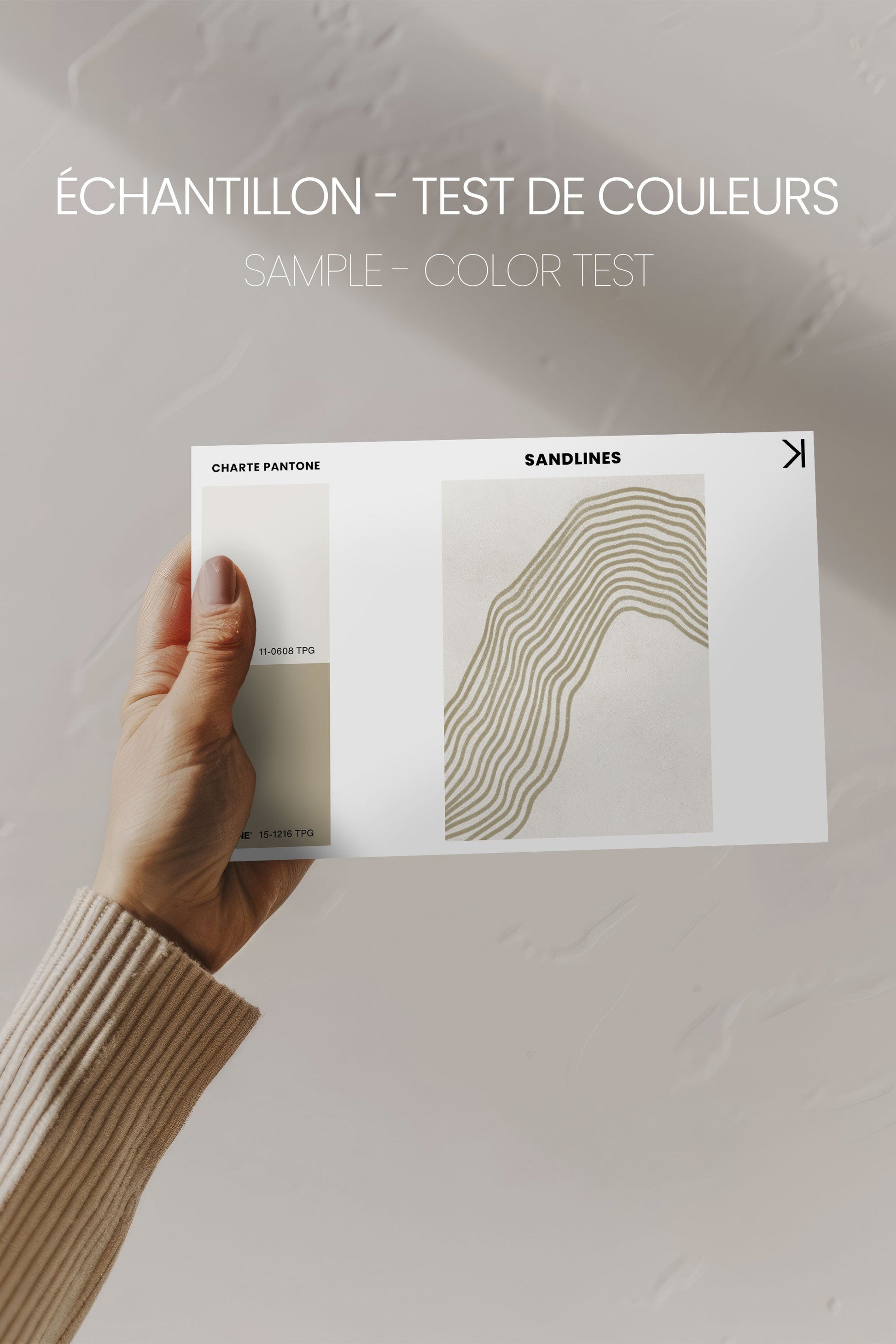 SANDLINES, Stretched Canvas Artwork