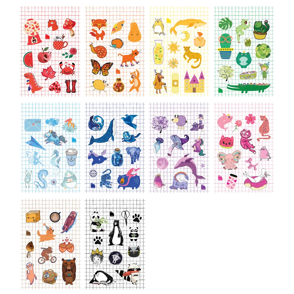 Colours of the Rainbow Sticker Book - Four Bears Sticker Club